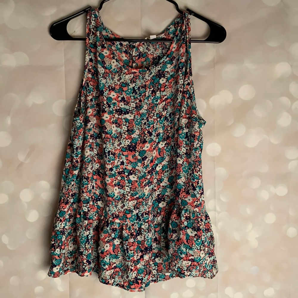 Floral Sleeveless Tank Top